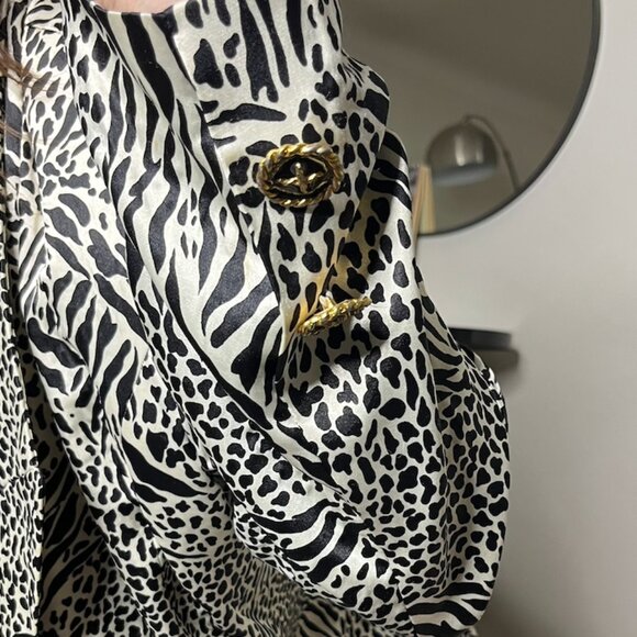 Lily & Taylor Zebra/Dalmation Print  Coat - Picture 2 of 15